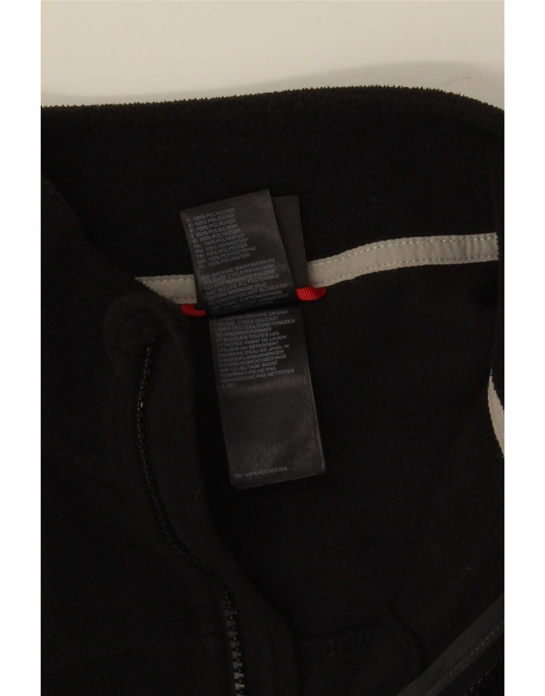 Jaqueta masculina The North Face Liner Fleece UK 40 grande poliéster preto