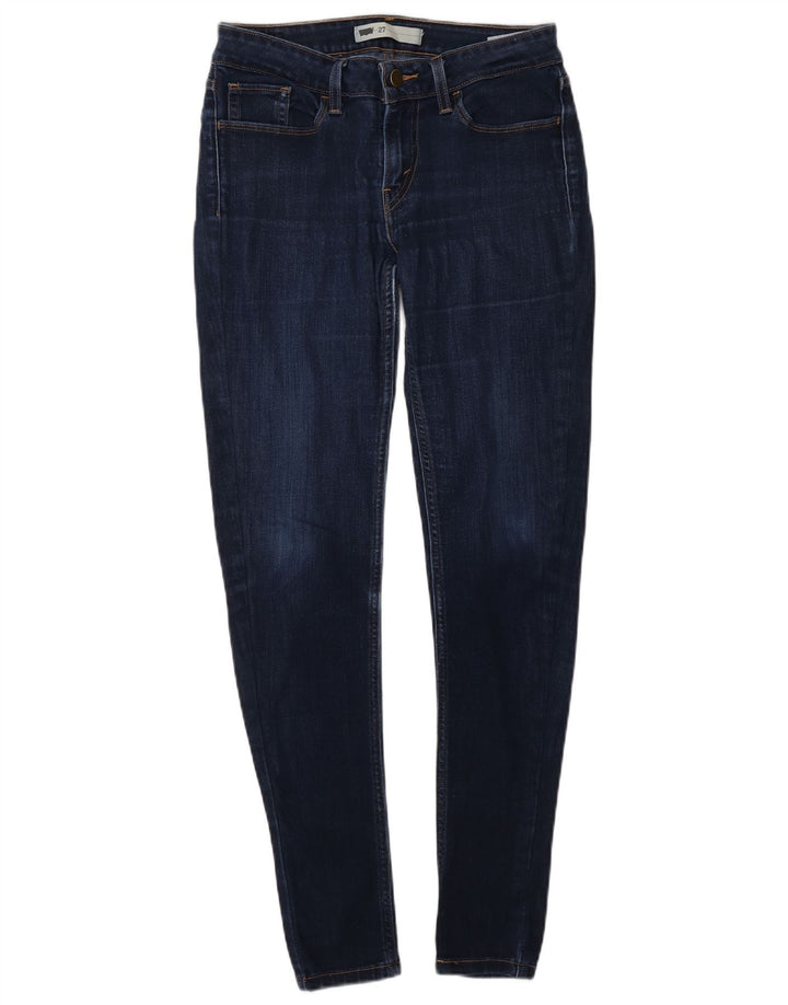 Jeans skinny feminino LEVI'S W27 L30 algodão azul