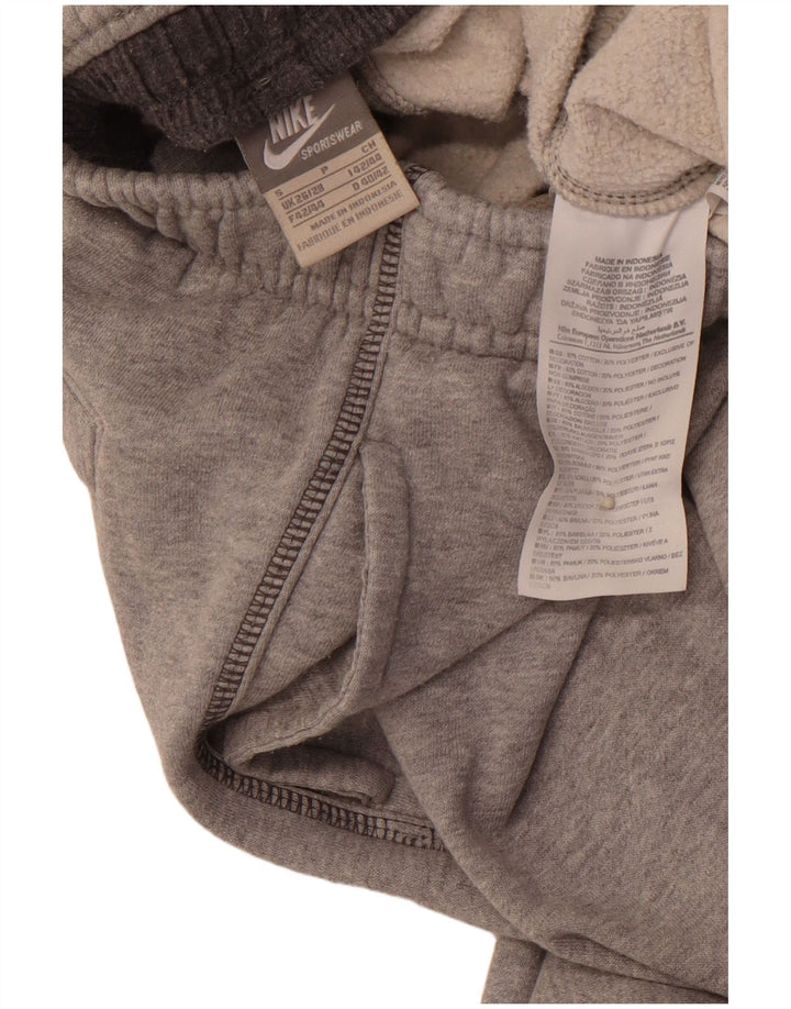 Calça de treino masculina NIKE Joggers pequeno cinza algodão