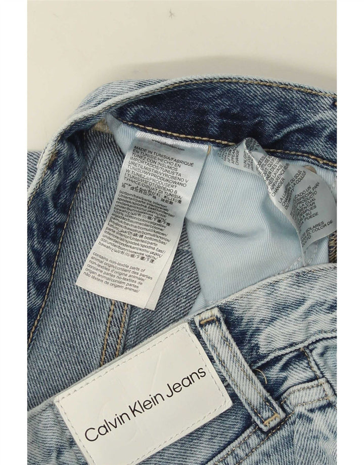 Calvin Klein Masculino Bootcut Jeans W30 L33 Azul Algodão