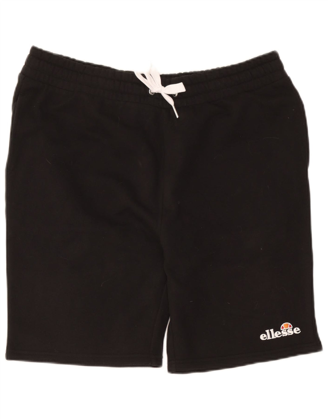 Ellesse Mens Sport Shorts Grande Algodão Preto