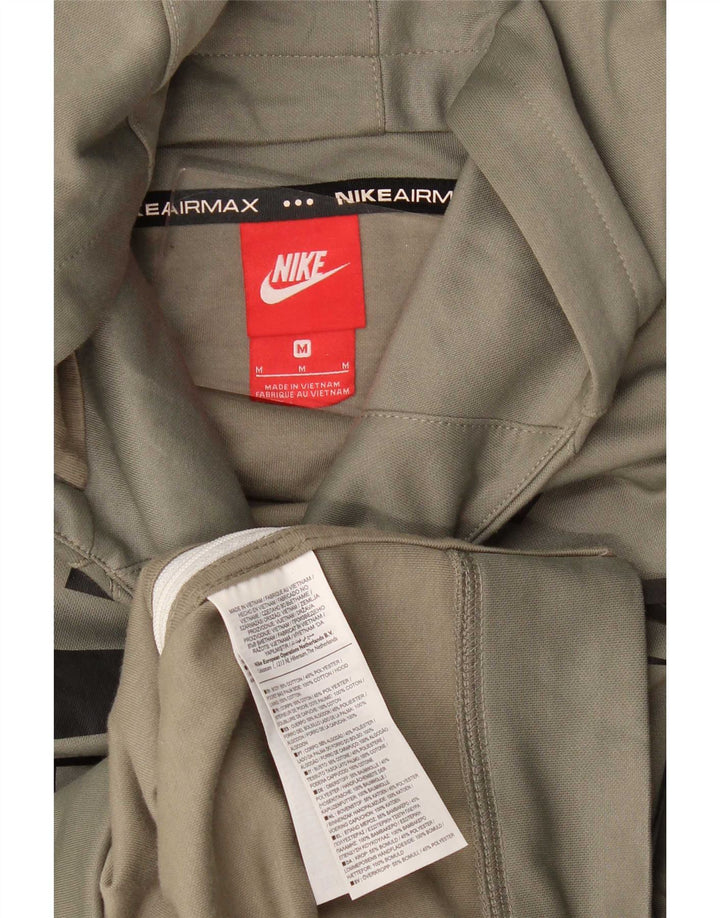 Nike masculino gráfico completo agasalho médio cáqui algodão