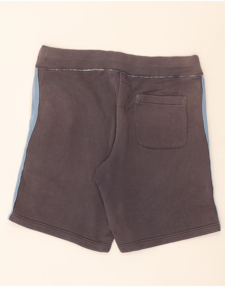 Shorts esportivos masculinos Jack Wills gráfico cinza médio algodão colorblock