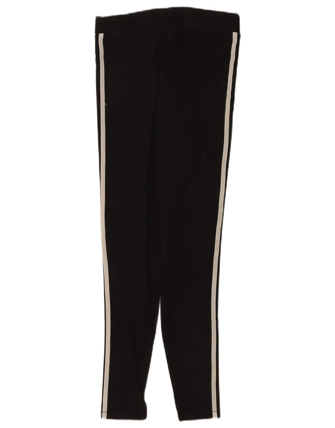 Leggings Adidas Femininas UK 10 Pequenas Algodão Preto