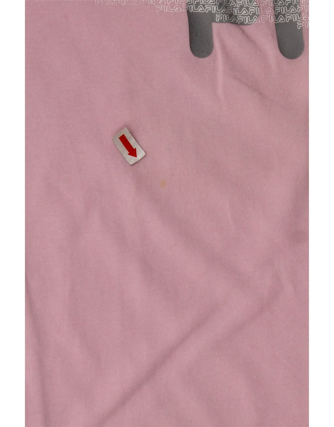 Camiseta feminina FILA Crop Graphic Top UK 10 Pequeno Rosa