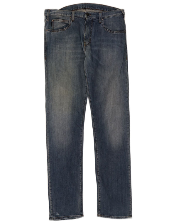 Armani Masculino J45 Slim Jeans W32 L31 Azul