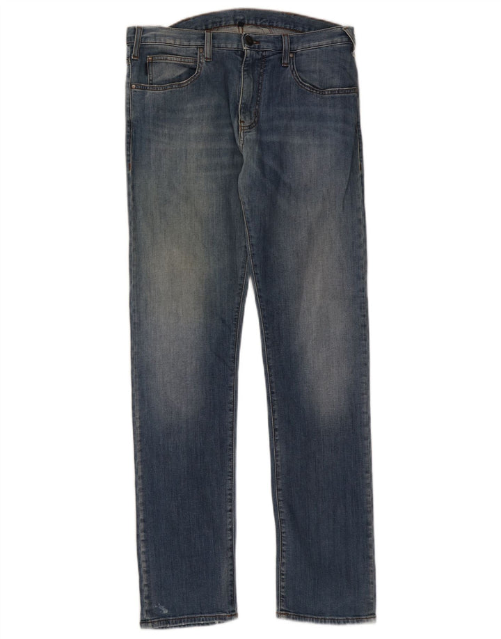 Armani Masculino J45 Slim Jeans W32 L31 Azul