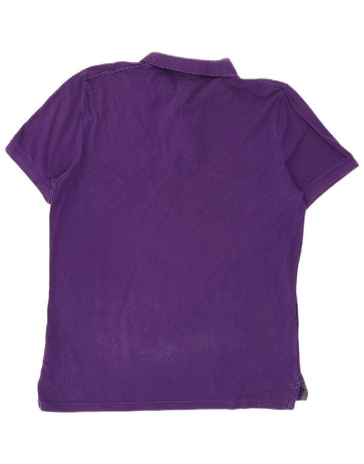 Camisa polo masculina NIKE Reino Unido 42/44 grande roxo algodão
