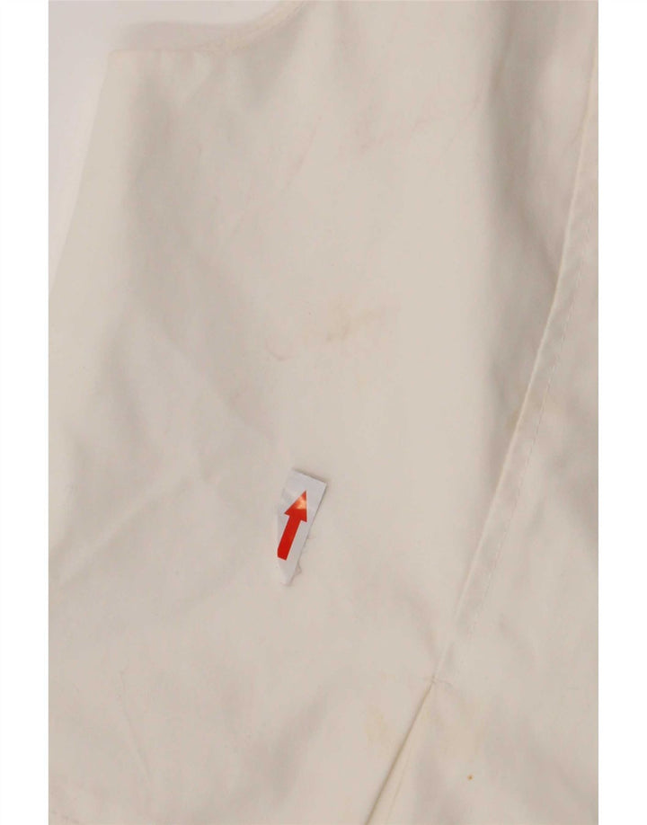 Colete feminino Zara UK 6 XS poliéster branco