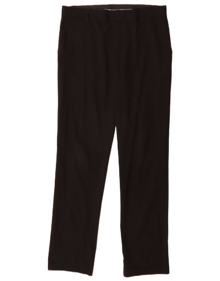 Calças Marks & Spencer Boys Slim Suit 14-15 Anos W30 L30 Poliéster Preto