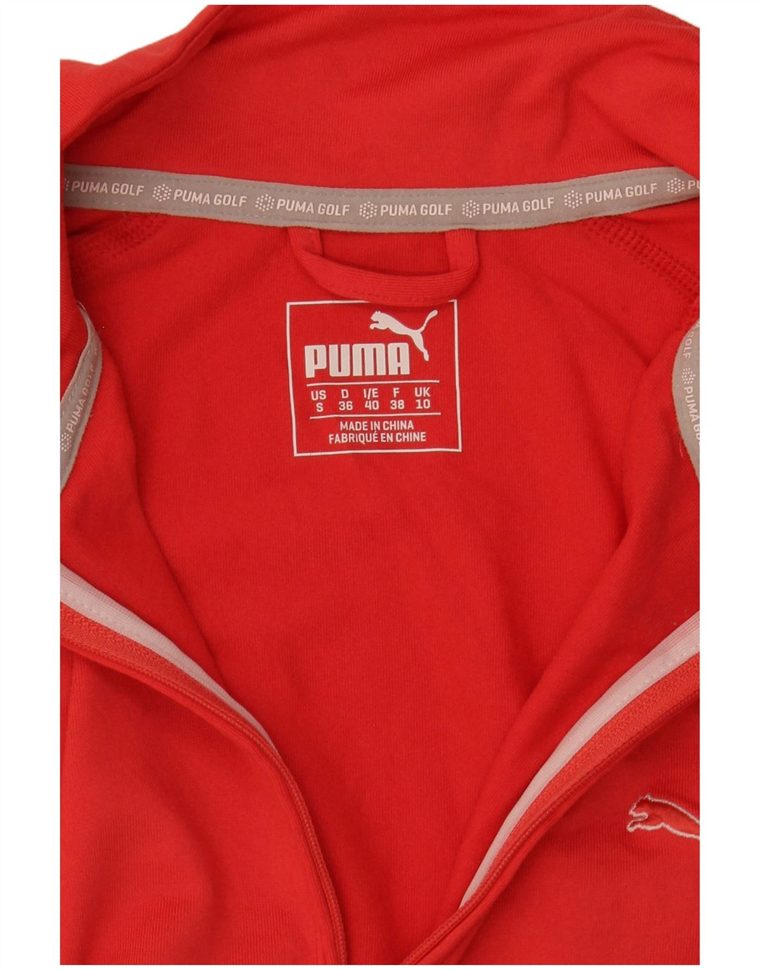Pulôver feminino PUMA com zíper e gola alta