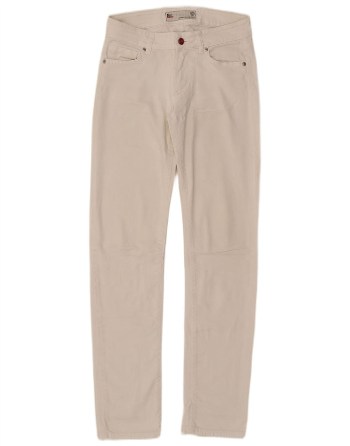 Roy Rogers Jeans feminino slim IT 41 médio W27 L31 algodão branco