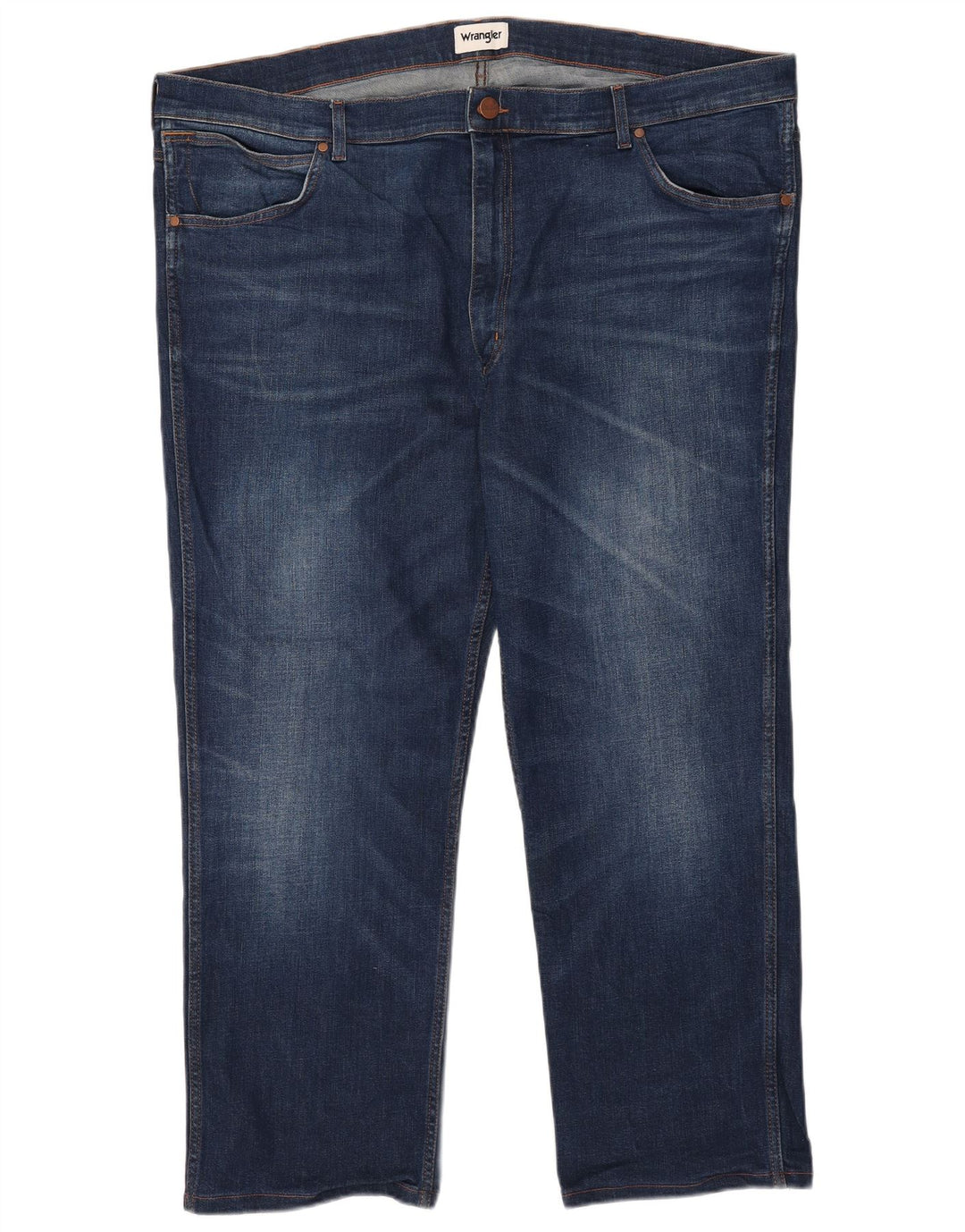Jeans Wrangler masculino reto W47 L28 azul marinho