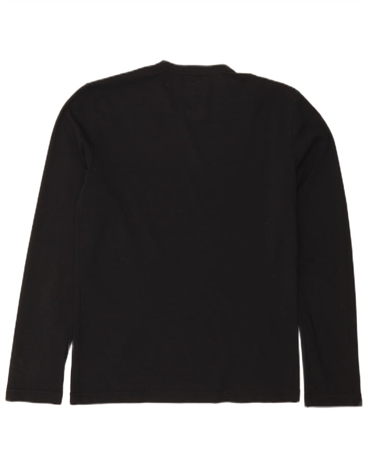 Energie Mens Top Manga Longa Médio Preto Poliamida