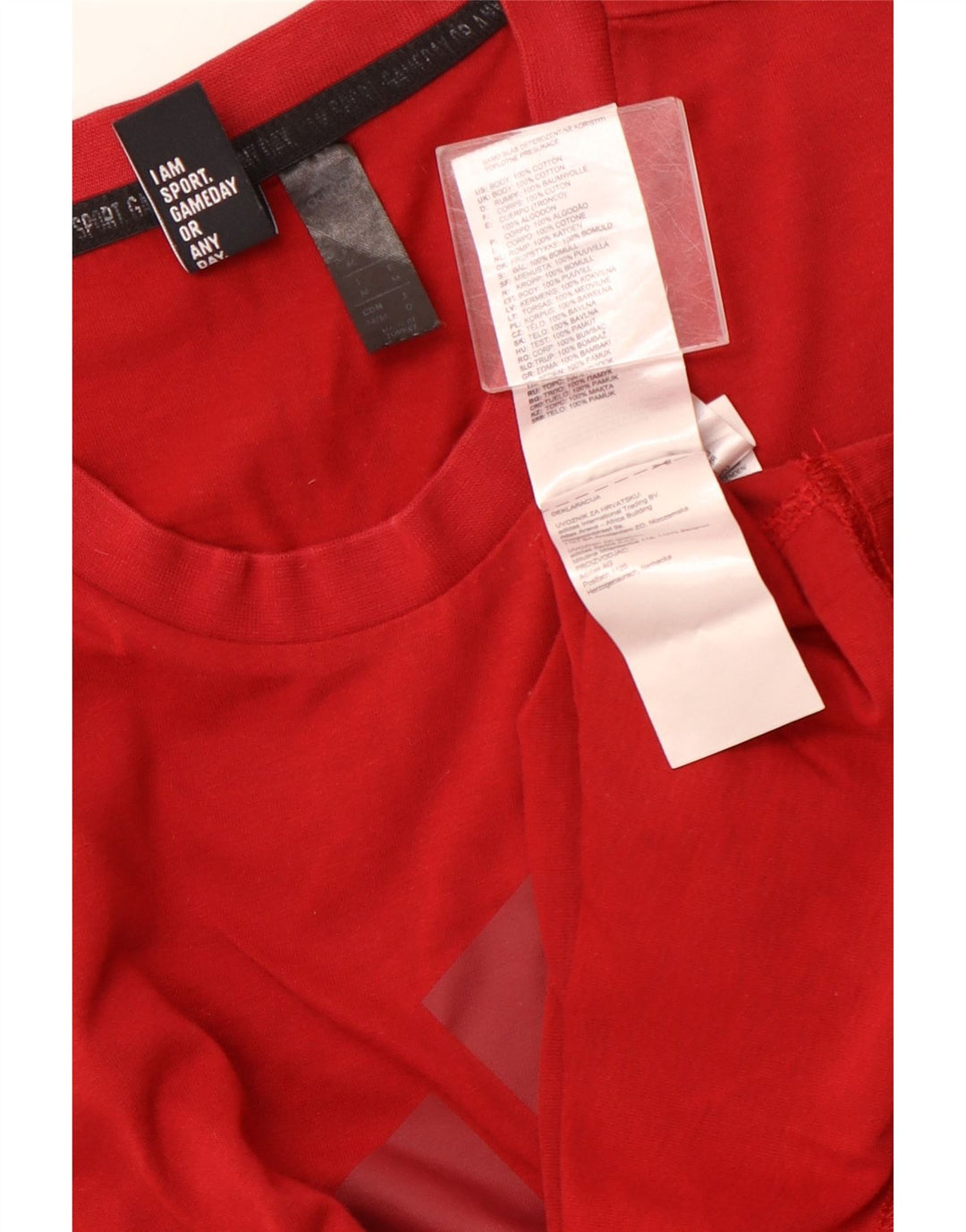 ADIDAS Mens Graphic T-Shirt Top Médio Algodão Vermelho