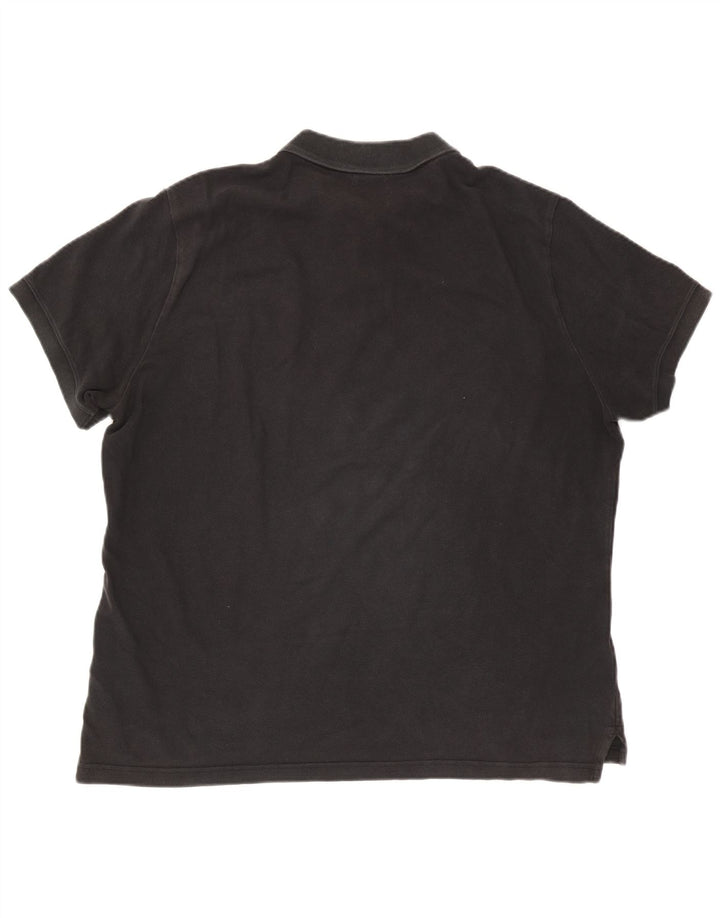 Camisa polo masculina Nike XL preta de algodão