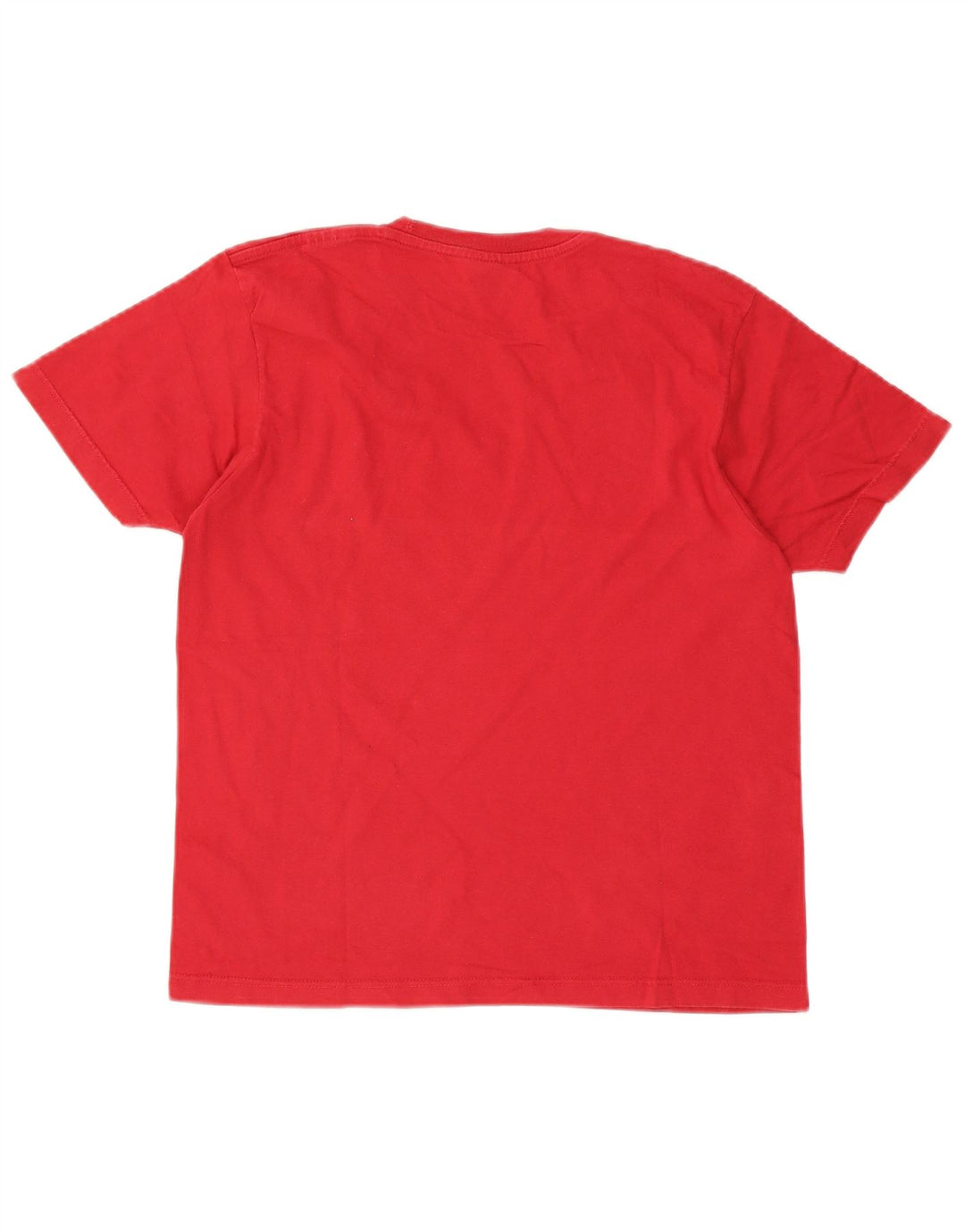 Camiseta feminina estampada Champion UK 10 pequena vermelha