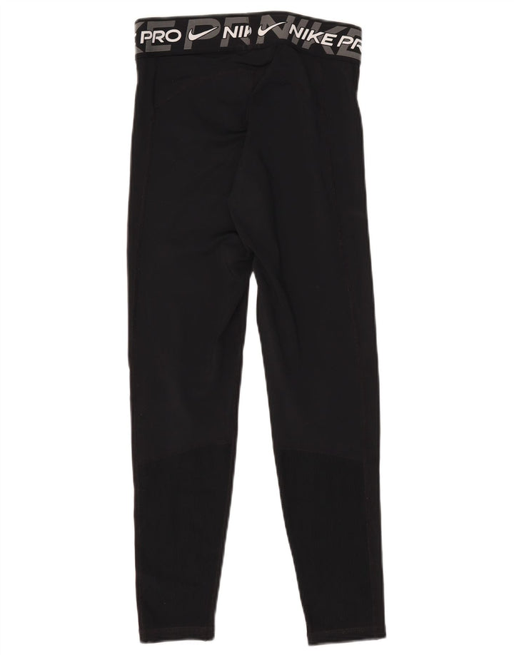 Leggings Nike Dri Fit Graphic UK 10 Pequeno Poliéster Preto