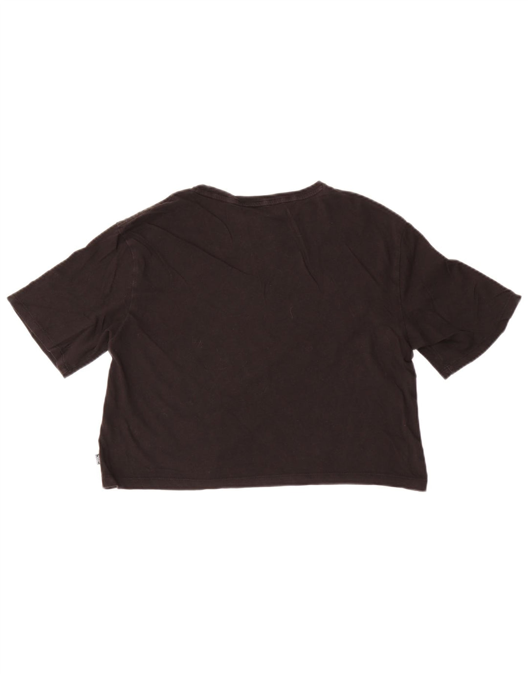 Camiseta feminina Puma Crop Graphic Top UK 14 Médio Preto