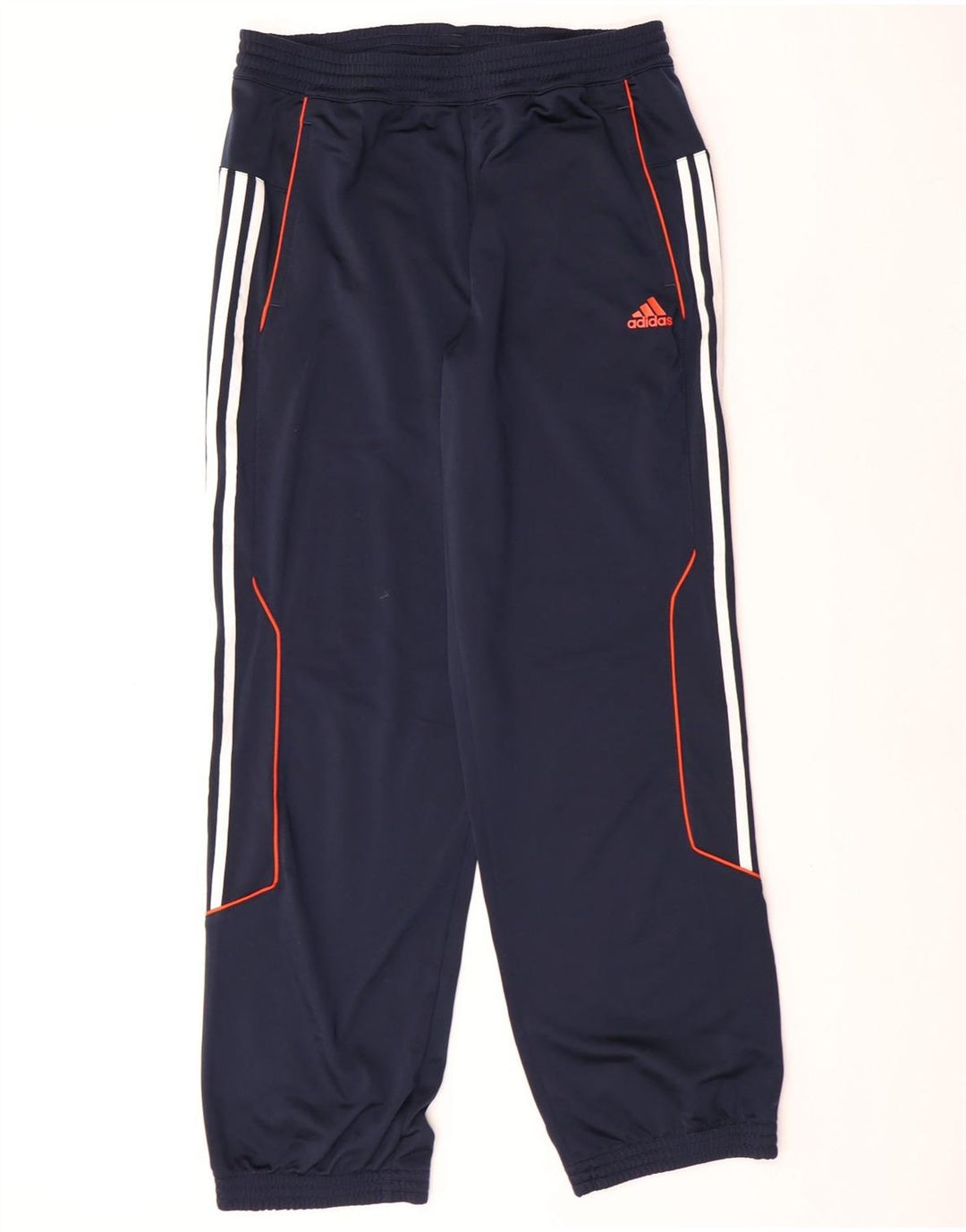 ADIDAS Calças de treino masculinas Joggers UK 40/42 Médio Azul Marinho Poliéster