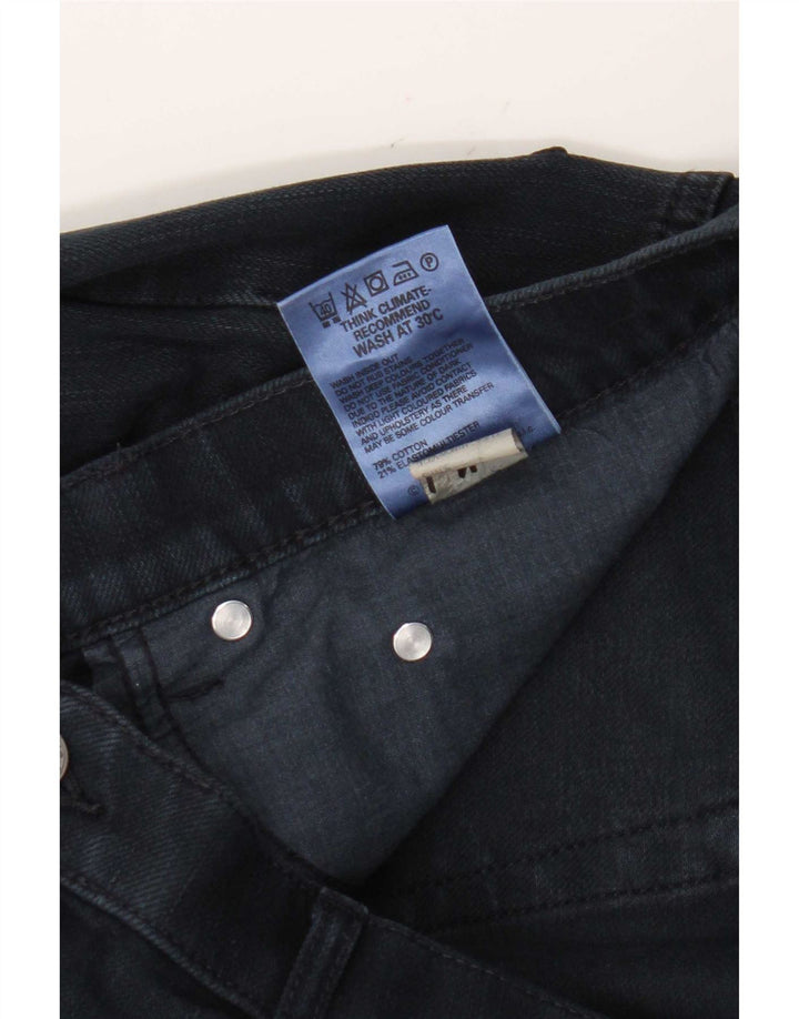 Calça jeans masculina Marks & Spencer Blue Harbor Straight W36 L31 azul marinho algodão