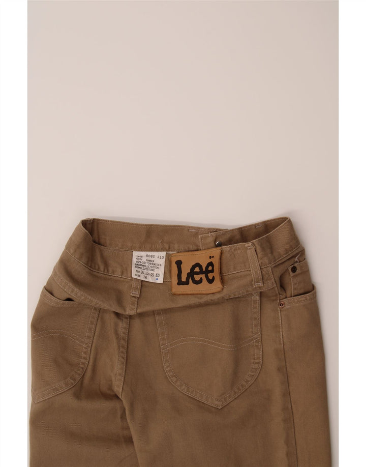 LEE Boys Straight Jeans 15-16 Years W30 L34 Brown Cotton Vintage Lee and Second-Hand Lee from Messina Hembry 