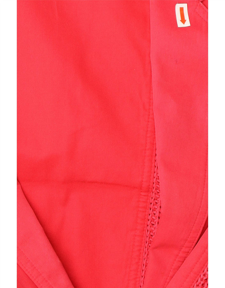 Suéter cardigã feminino vintage com peito duplo IT 42 rosa médio