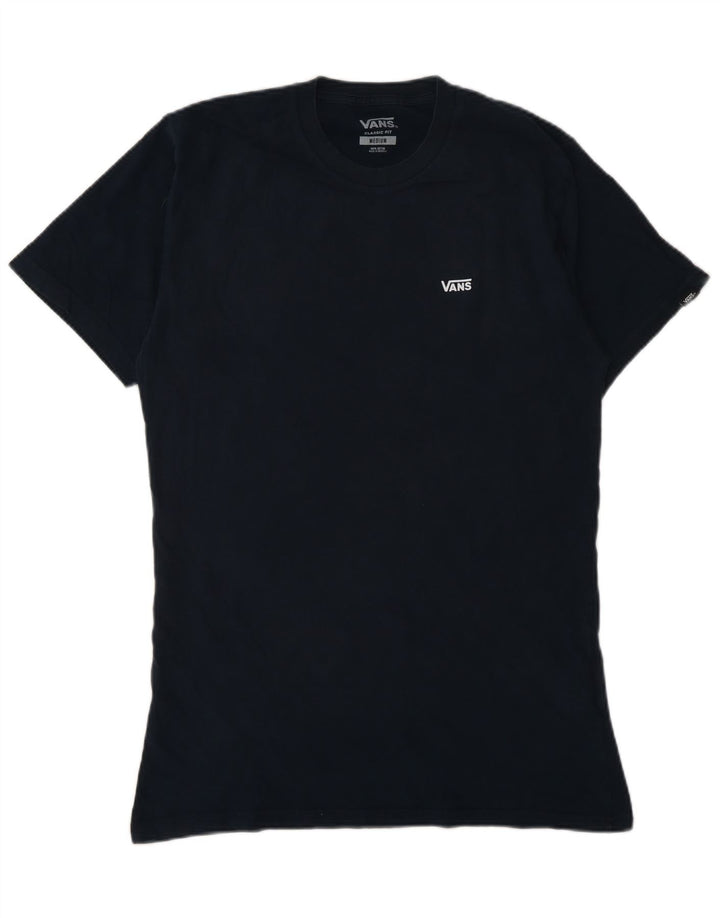 Camiseta Vans Masculina Classic Fit Top Médio Algodão Azul Marinho