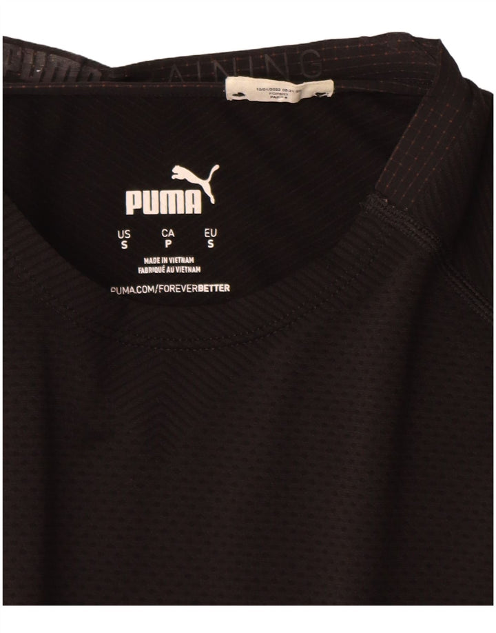Puma Camiseta Masculina Top Pequeno Preto
