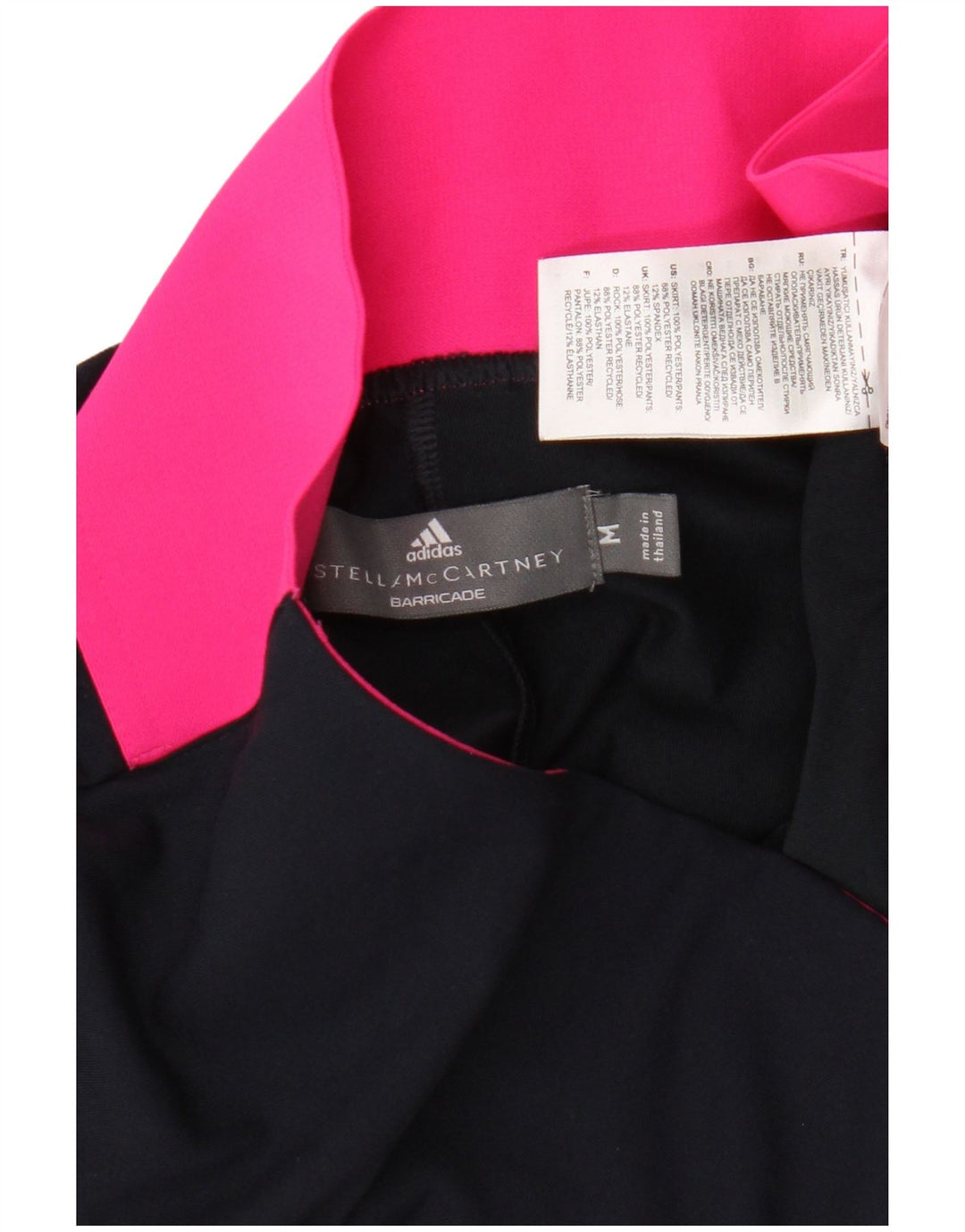 Adidas Feminino Stella McCartney Skort UK 14 Médio Azul Marinho Colourblock