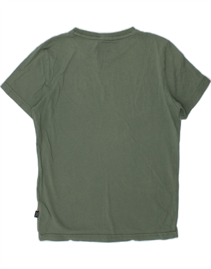 PUMA Boys Graphic T-Shirt Top 9-10 Years Green Cotton Vintage Puma and Second-Hand Puma from Messina Hembry 