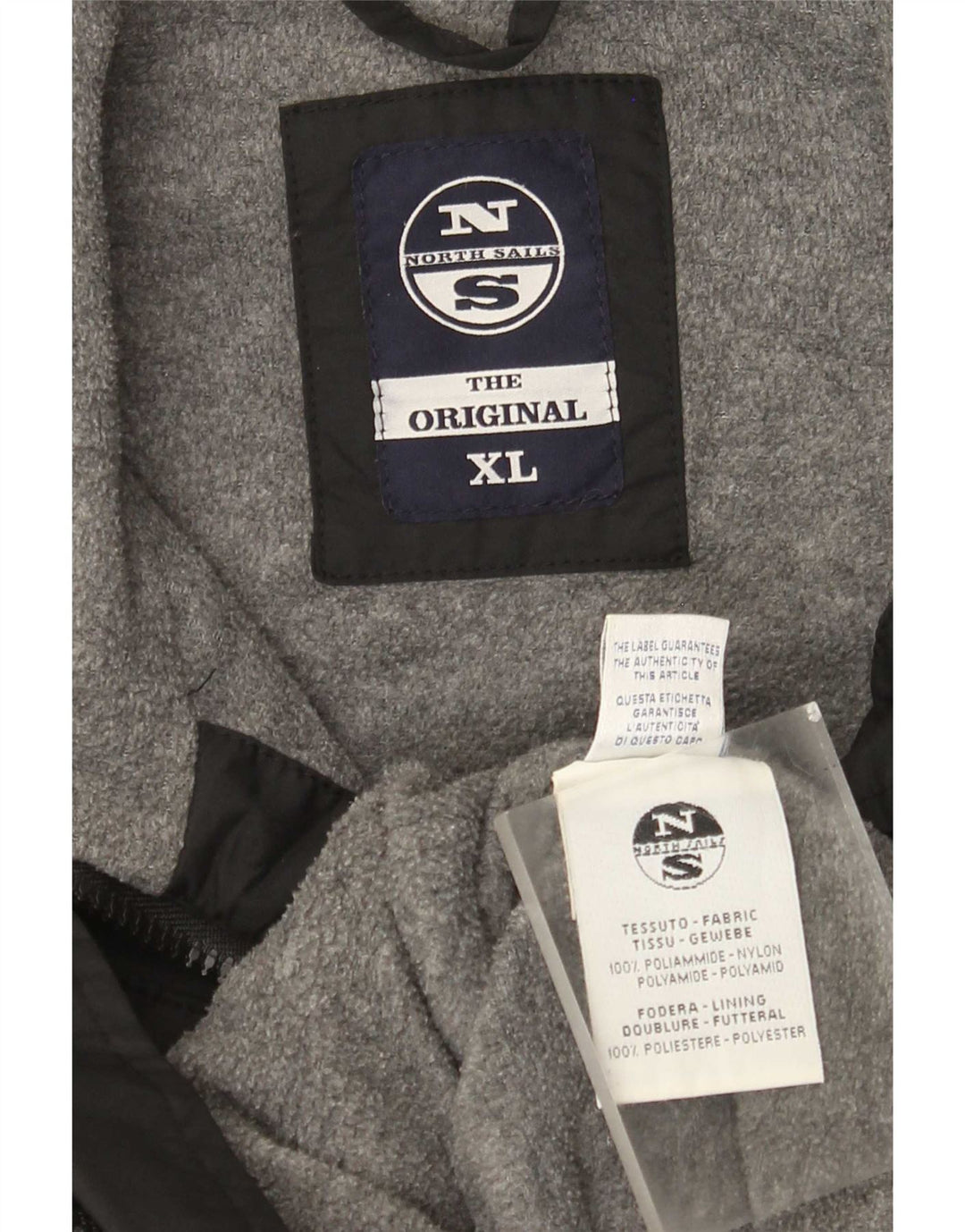 Jaqueta bomber masculina North Sails UK 42 XL poliamida preta