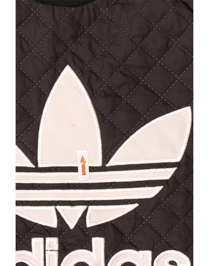 Adidas Womens Rita Ora Graphic Sweatshirt Jumper Reino Unido 10 Pequeno Preto