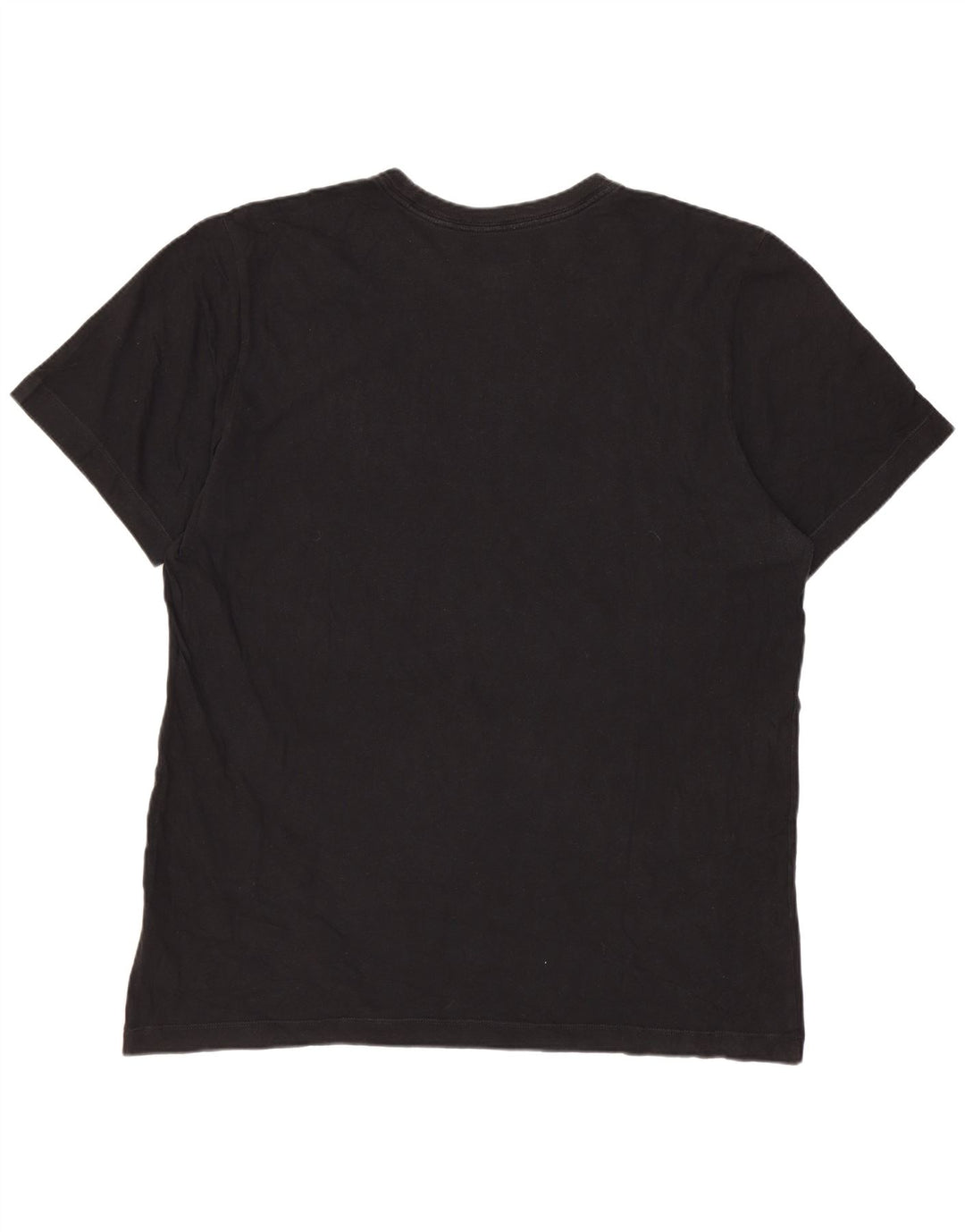 Camiseta masculina Nike Air Graphic Top grande de algodão preto