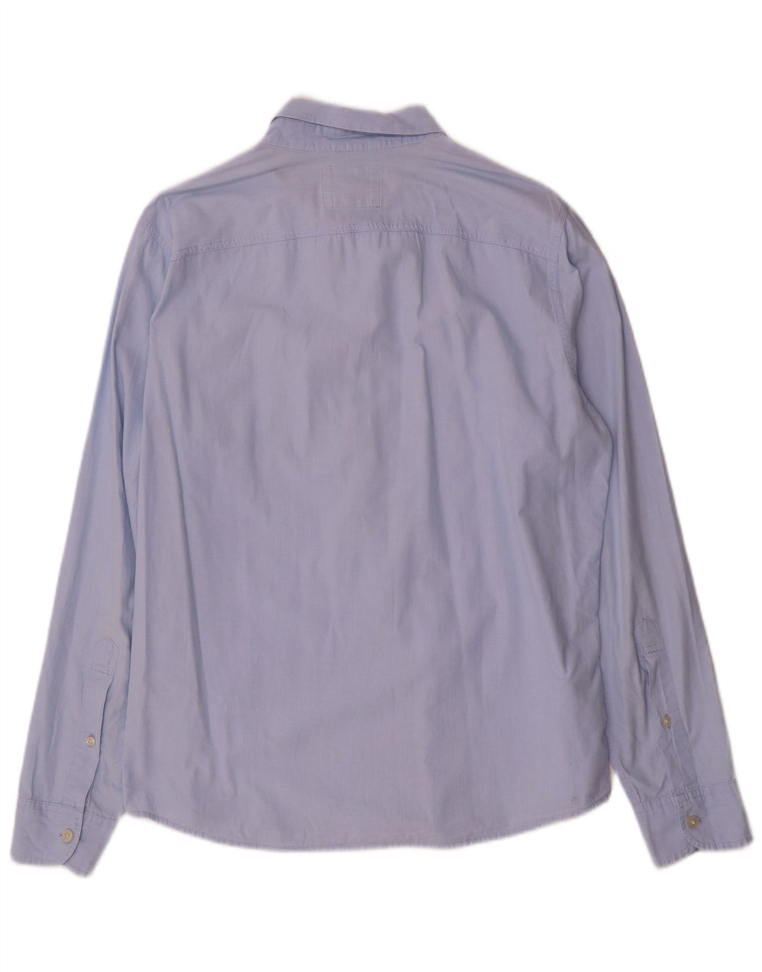 Camisa masculina Hollister grande algodão azul