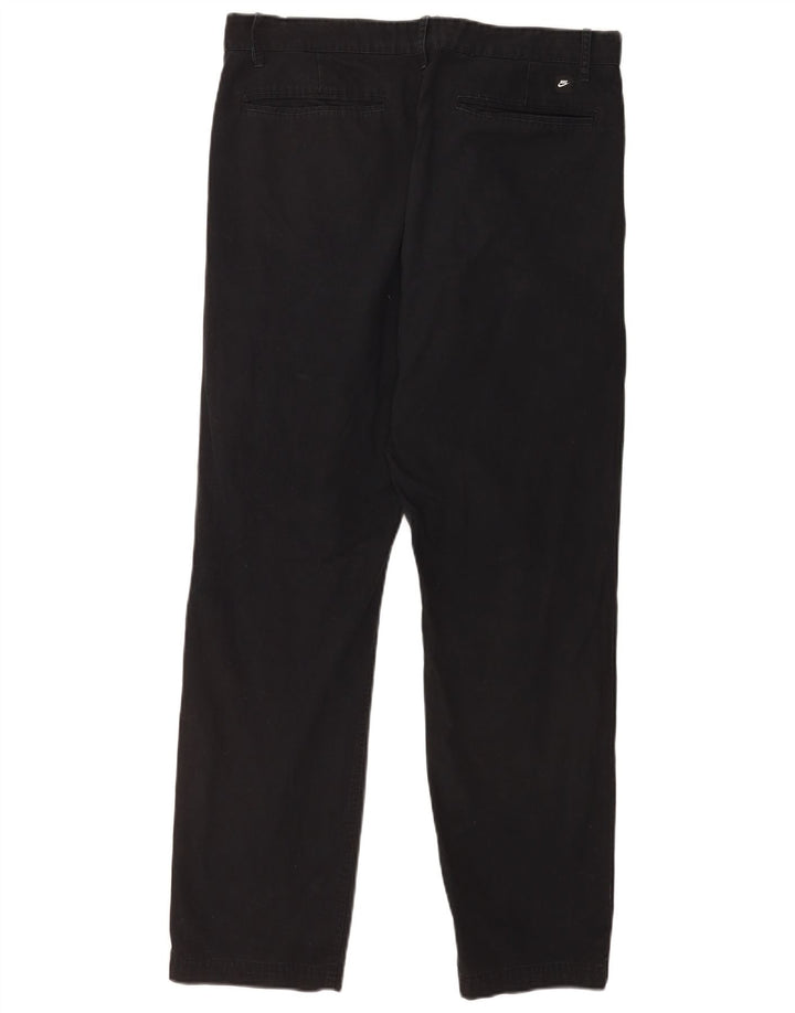 Calça cargo reta masculina Nike W34 L30 algodão preto