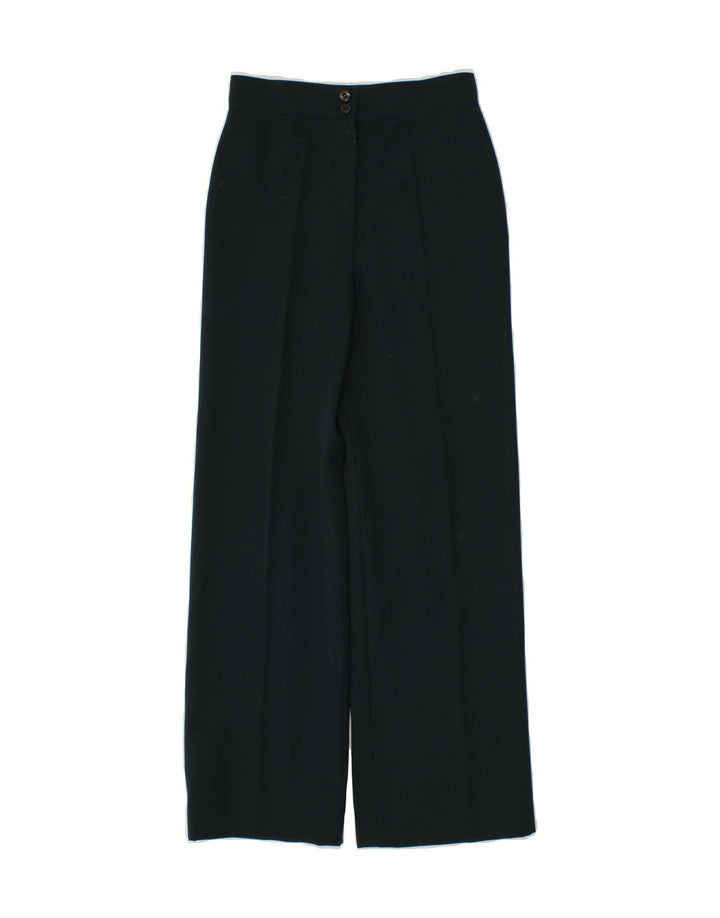 VINTAGE Womens Straight Casual Trousers W26 L28 Black Vintage Vintage and Second-Hand Vintage from Messina Hembry 
