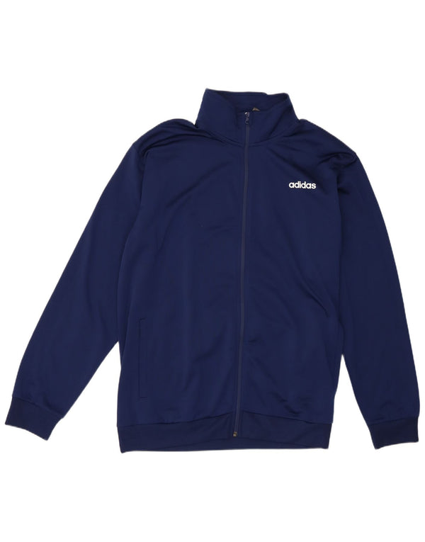 Adidas Mens Tracksuit Top Jacket XL Azul Marinho Poliéster