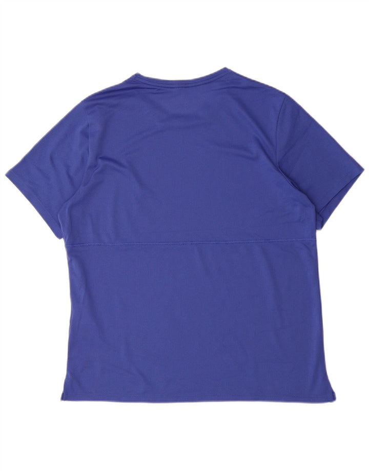 Camiseta Nike Masculina Dri Fit Top Grande Azul Poliéster