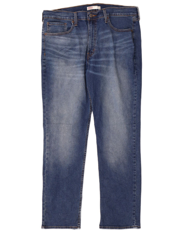 Levi's Mens Signature Slim Jeans W36 L30 Azul Algodão