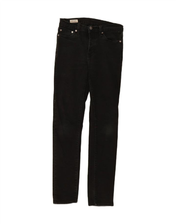 Jeans slim feminino LEVI'S W29 L29 algodão preto