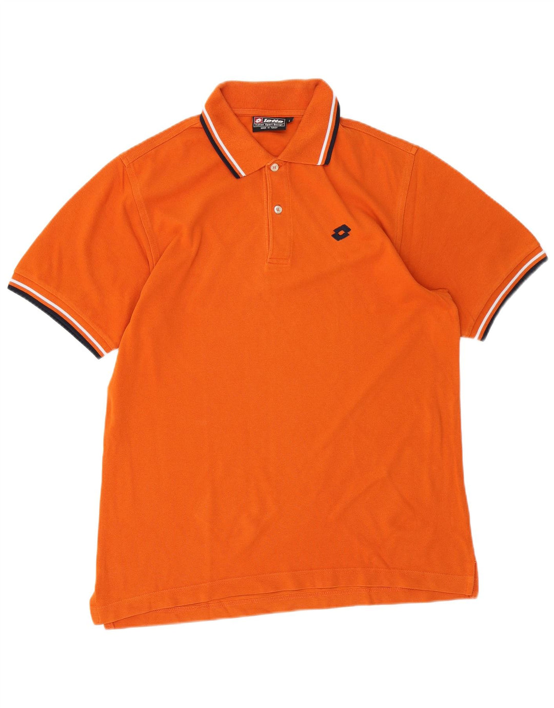 Camisa polo masculina Lotto grande laranja