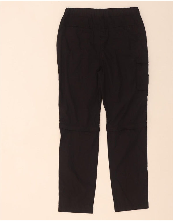 Calças cargo retas para meninos Mountain Warehouse 12-13 anos W28 L26 pretas