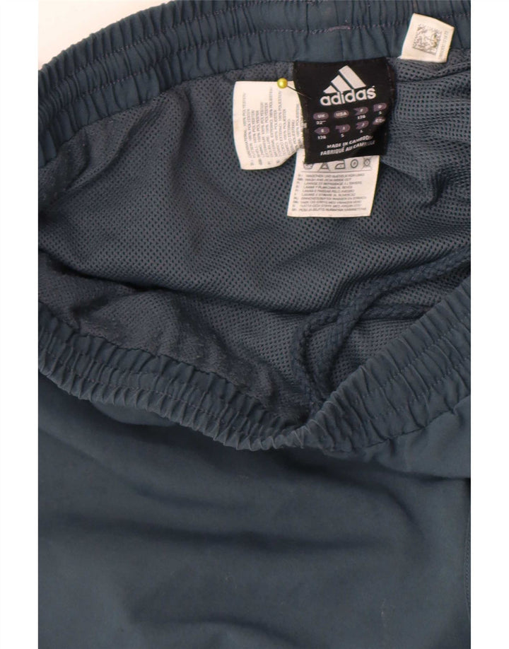 Calça Adidas Mens Treino Poliéster Azul Médio