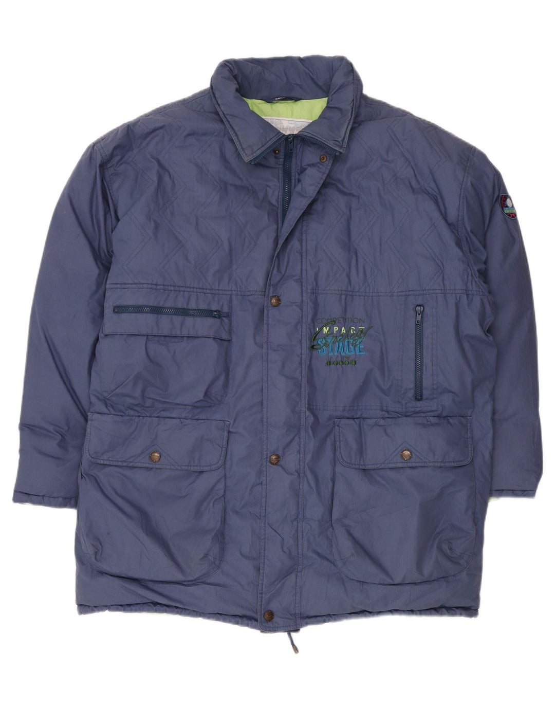 Jaqueta acolchoada masculina DIADORA UK 44 2XL poliéster azul marinho