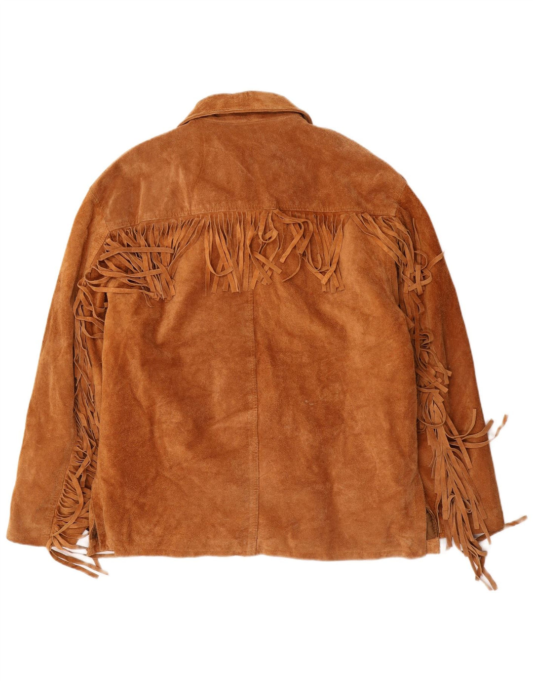 Jaqueta masculina de camurça Antica Pelleria IT 48 Cowboy marrom médio