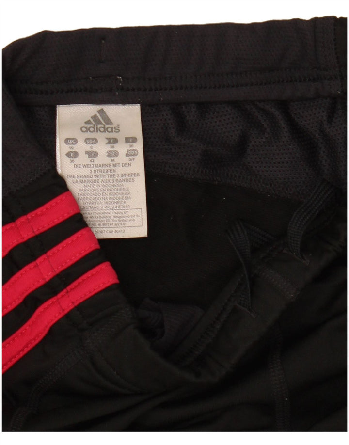 Leggings Adidas Femininas UK 10 Pequenas Poliéster Preto