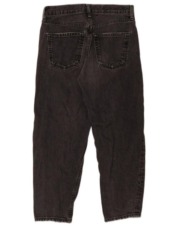Calça jeans feminina cintura alta Gap W26 L24 algodão cinza