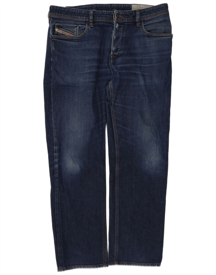 Diesel Masculino Waykee Regular Straight Jeans W34 L28 Azul Algodão