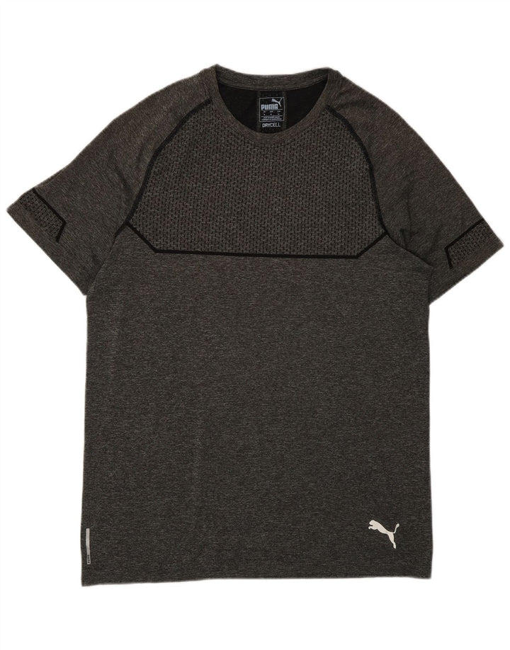 Puma Camiseta Masculina Top Cinza Médio Poliéster